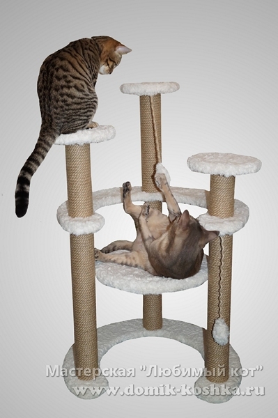 Гамак для кошек  с когтеточка