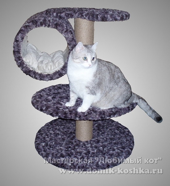 гамак для кошек на подставке
